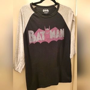 1940s Logo BATMAN RAGLAN